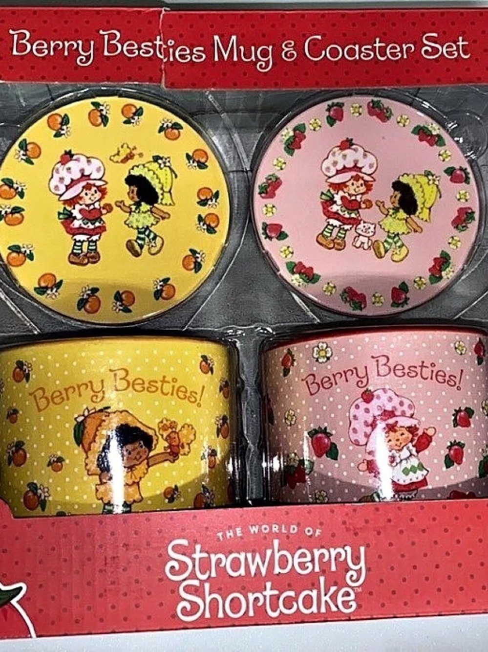 Strawberry Shortcake Berry Besties Mug & Coaster Set Ceramic Mug & Coaster Set